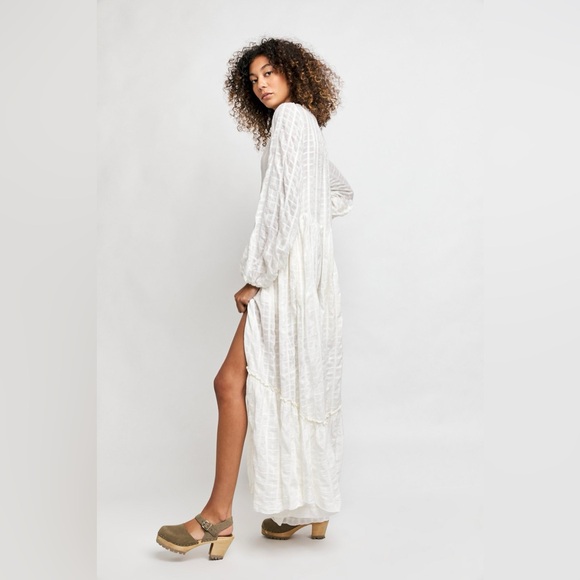 NWT FREE PEOPLE EDIE DRESS - IVORY Large - Picture 4 of 8